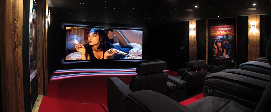 Salle de cinéma privée à domicile en Suisse Salle de cinéma privée à domicile en Suisse
